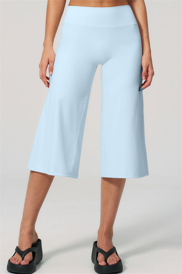 Nexus - Completo Top a Spalline e Pantaloni Corti a Gamba Larga per Donna