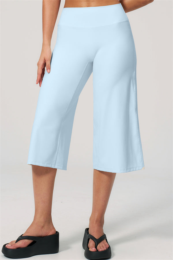 Nexus - Completo Top a Spalline e Pantaloni Corti a Gamba Larga per Donna