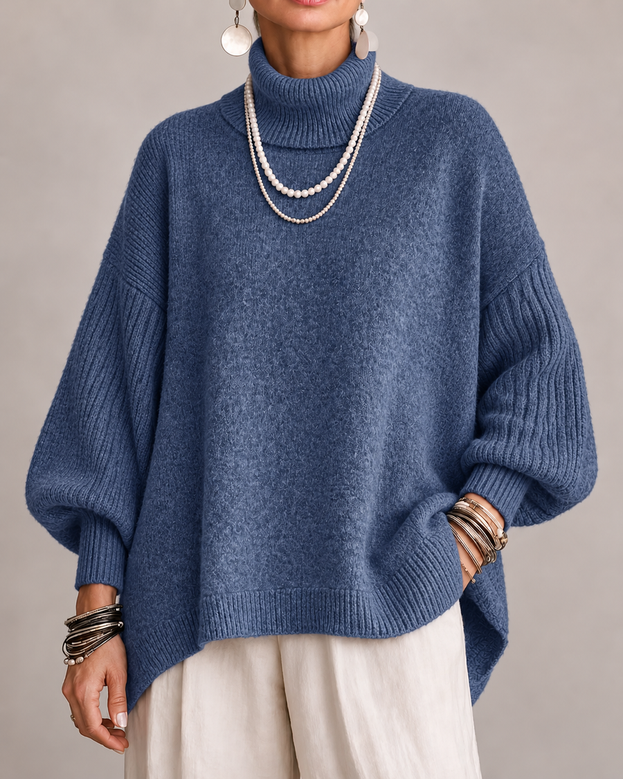 Kathleen | Maglione Elegante a Collo Alto per Donna