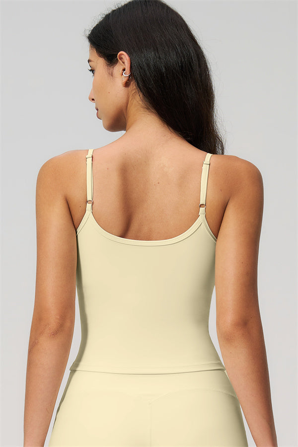 Nexus - Completo Top a Spalline e Pantaloni Corti a Gamba Larga per Donna