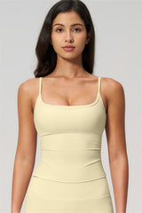 Nexus - Completo Top a Spalline e Pantaloni Corti a Gamba Larga per Donna