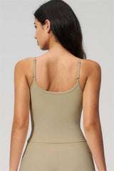 Nexus - Completo Top a Spalline e Pantaloni Corti a Gamba Larga per Donna