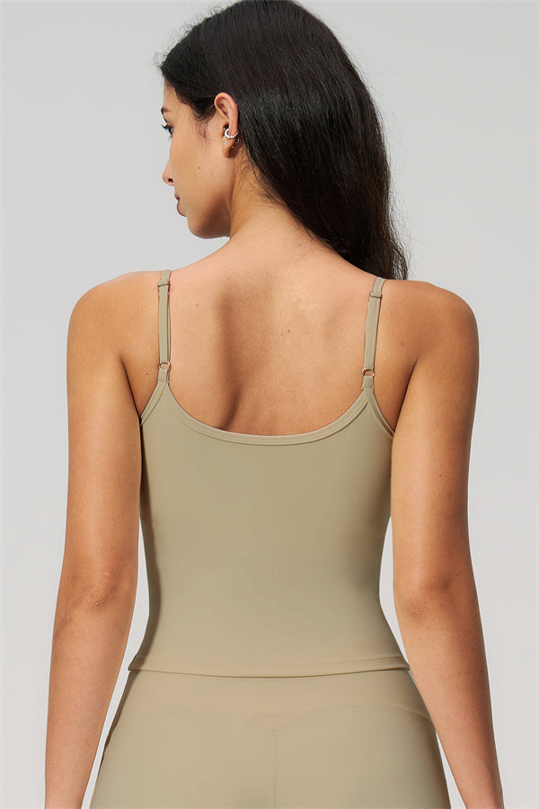 Nexus - Completo Top a Spalline e Pantaloni Corti a Gamba Larga per Donna