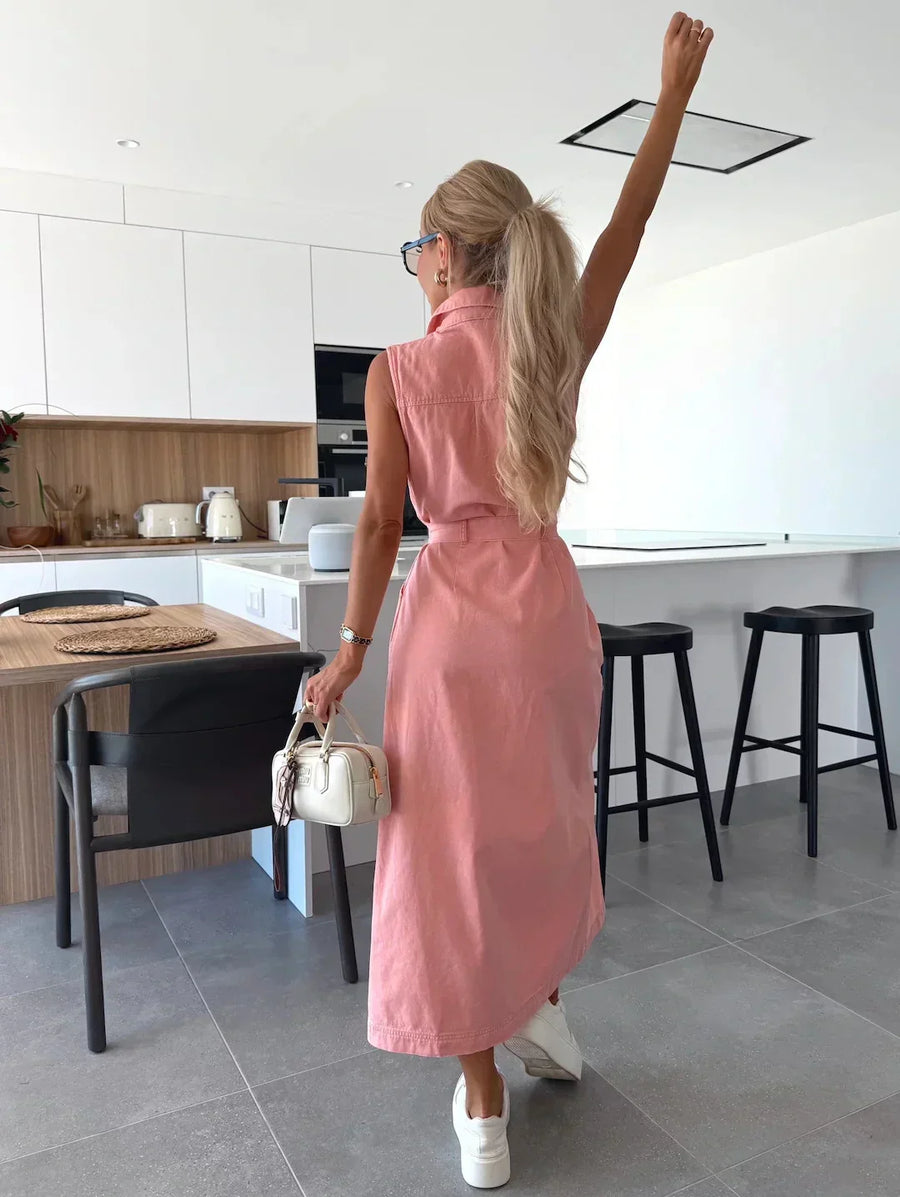 Isabelle | Abito Maxi di Denim da donna
