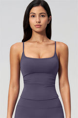 Nexus - Completo Top a Spalline e Pantaloni Corti a Gamba Larga per Donna