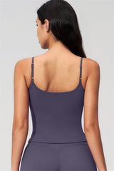 Nexus - Completo Top a Spalline e Pantaloni Corti a Gamba Larga per Donna