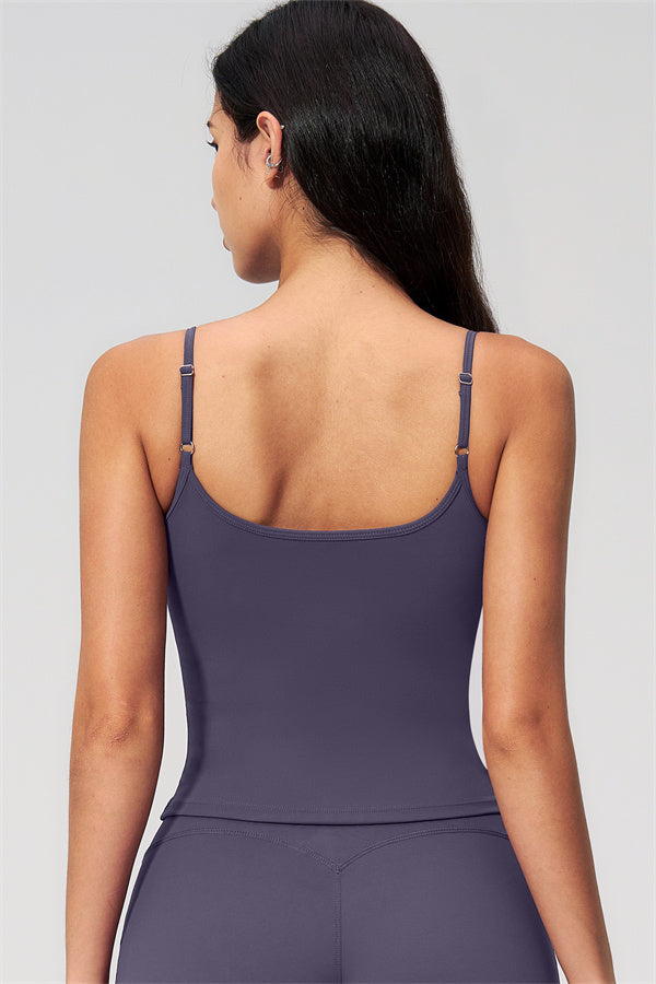 Nexus - Completo Top a Spalline e Pantaloni Corti a Gamba Larga per Donna