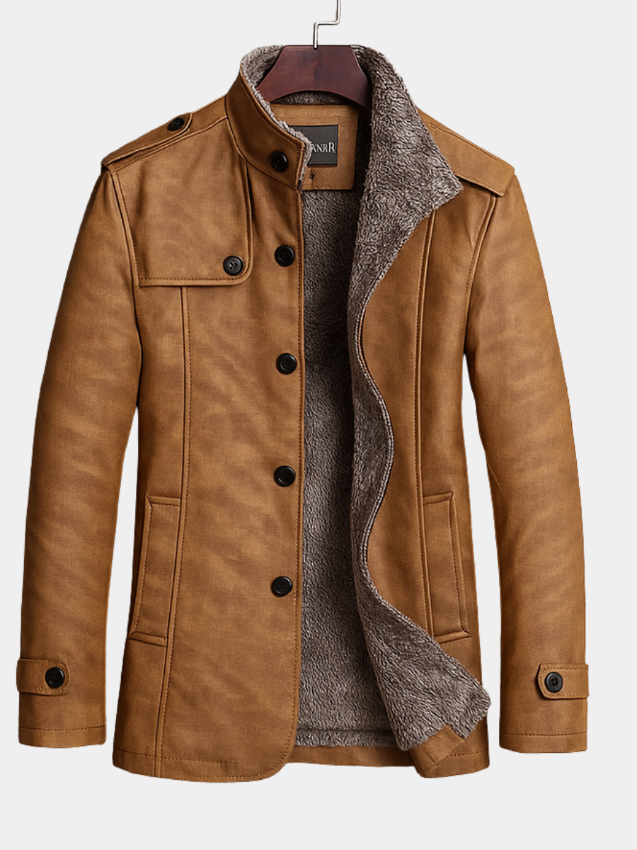 ROS | CAPPOTTO DA UOMO IN CAMOSCIO