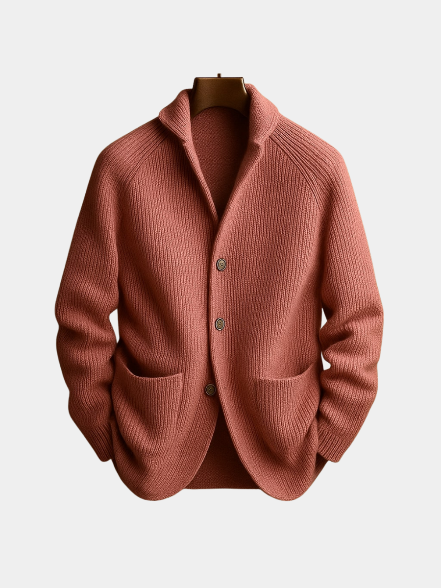 RORO | CARDIGAN DA UOMO IN LANA CONICA