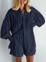 Maud | Set camicia e shorts chic