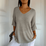 Anna | Top di maglia con scollo a V