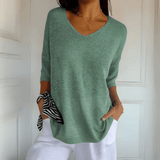 Anna | Top di maglia con scollo a V