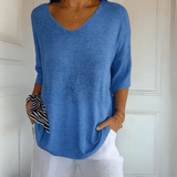 Anna | Top di maglia con scollo a V