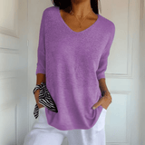 Anna | Top di maglia con scollo a V