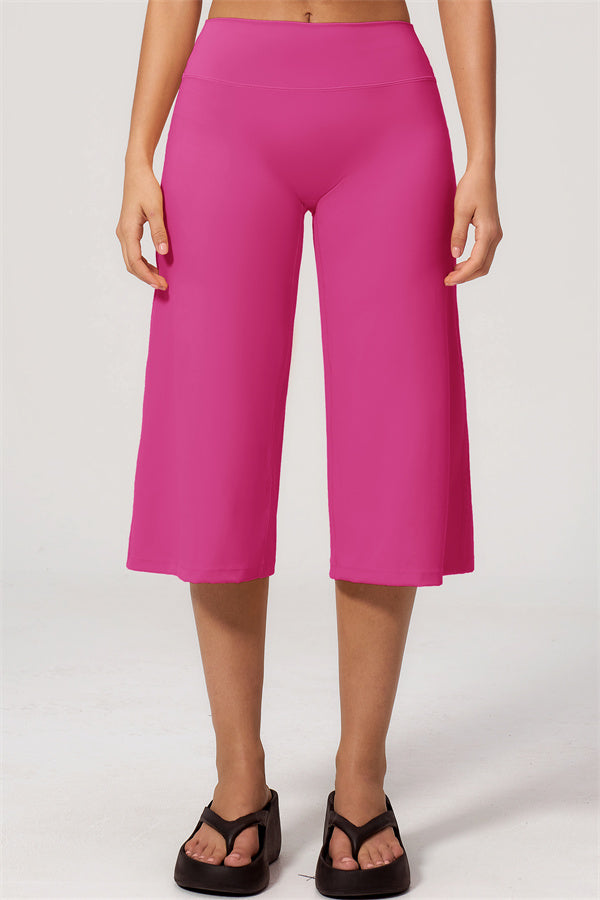 Nexus - Completo Top a Spalline e Pantaloni Corti a Gamba Larga per Donna