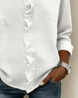Indie · Blusa di Mulher con volantes e scollo a V