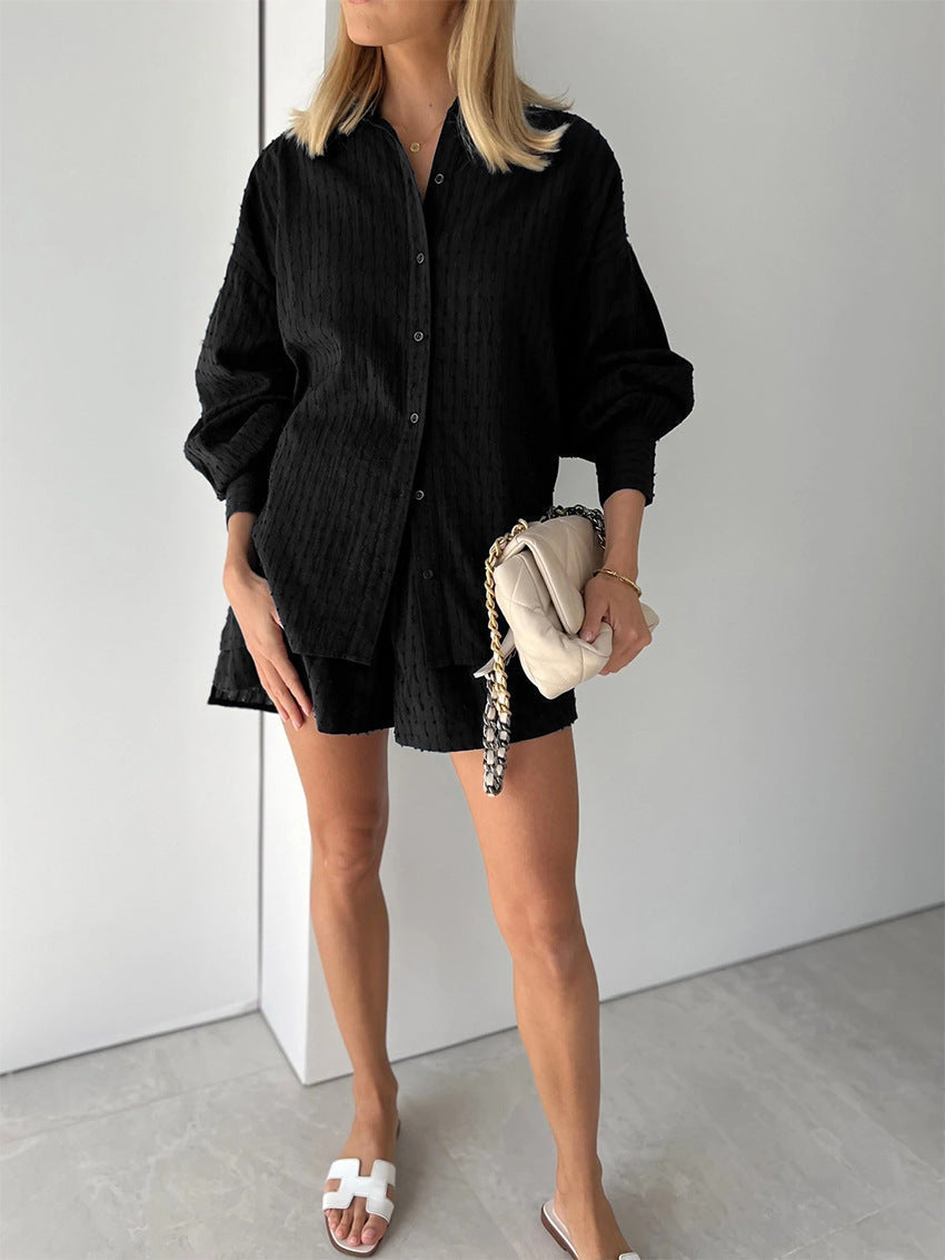 Maud | Set camicia e shorts chic