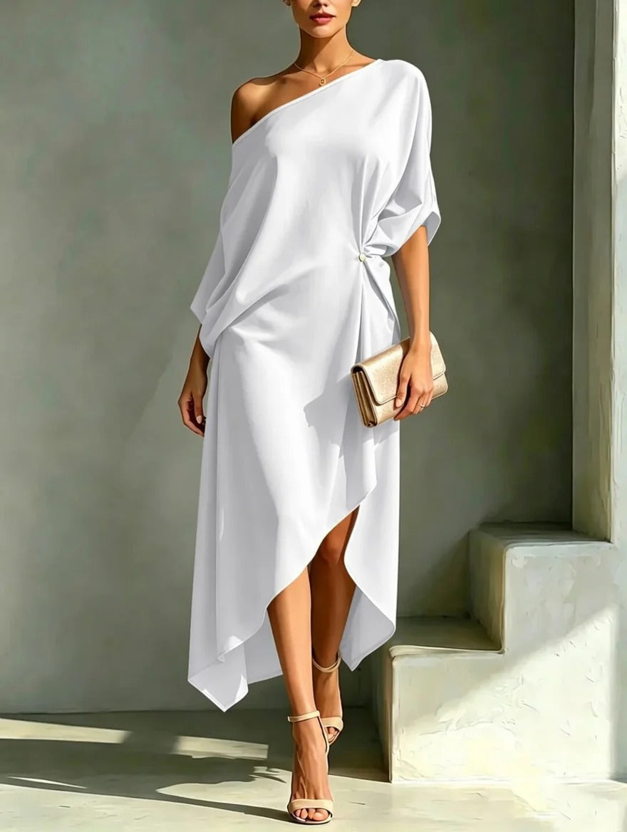 Camila | Elegante abito asimmetrico da donna