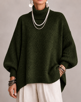 Kathleen | Maglione Elegante a Collo Alto per Donna