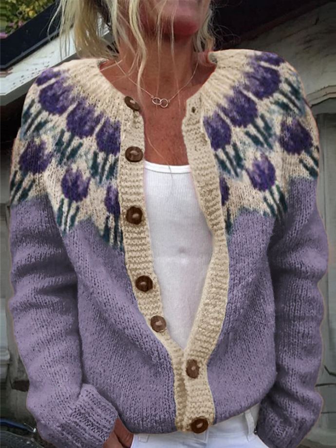Keysha |  Cardigan con stampa Floreale