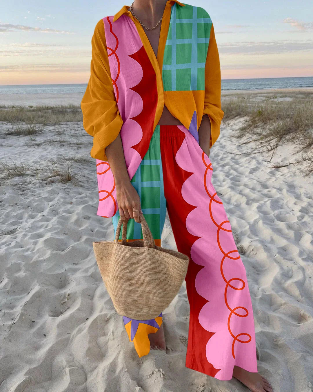 Claudine™ | Set da Donna Leggero e Sofisticato per le Giornate Estive