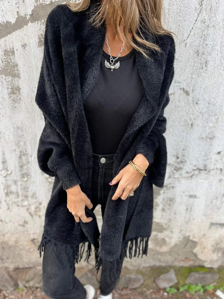 ALBERTA™ | CAPPOTTO ELEGANTE CON FRANGE