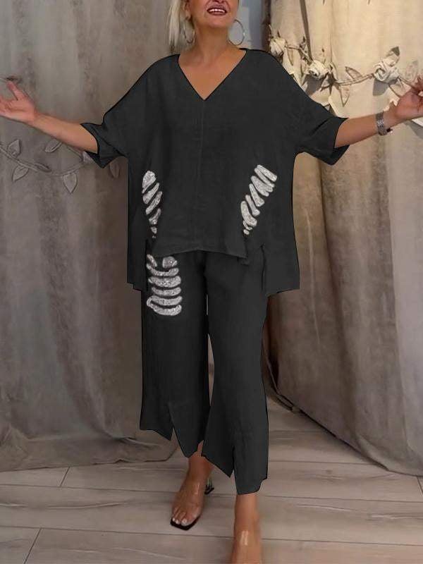 BIANCA | Set di estate di due pezzi con eleganza senza sforzo e comfort fluido per giornate soleggiate