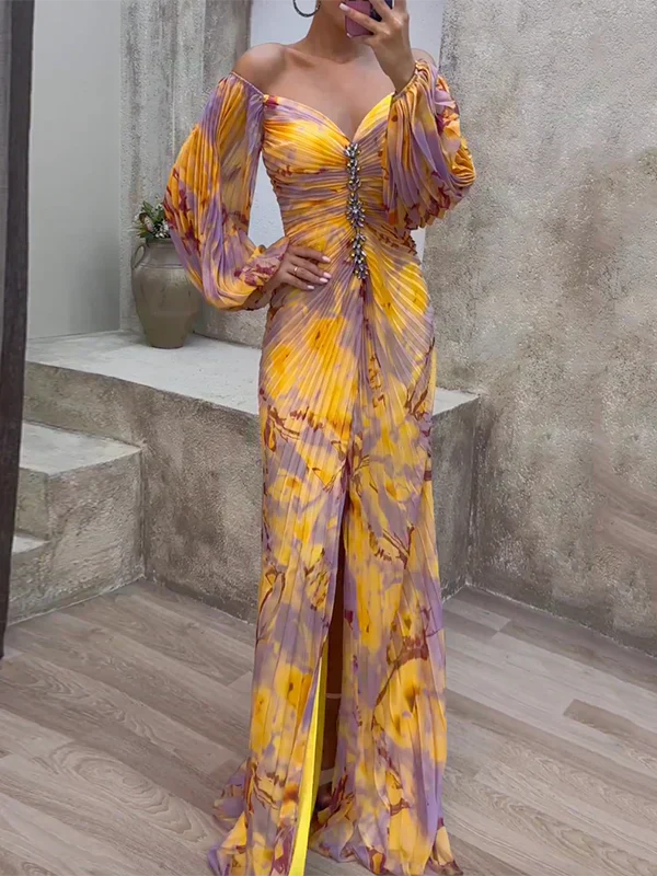 Kristine | Abito elegante con scollo a V da donna