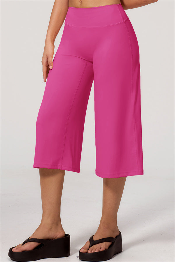 Nexus - Completo Top a Spalline e Pantaloni Corti a Gamba Larga per Donna