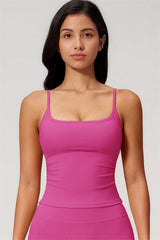 Nexus - Completo Top a Spalline e Pantaloni Corti a Gamba Larga per Donna