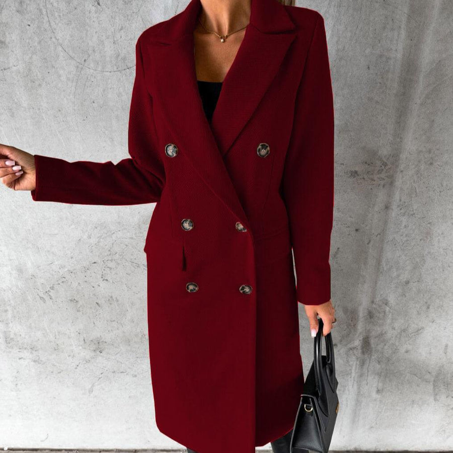 DESIREE™ | CAPPOTTO LUNGO CON DOPPIA ABBOTTONATURA