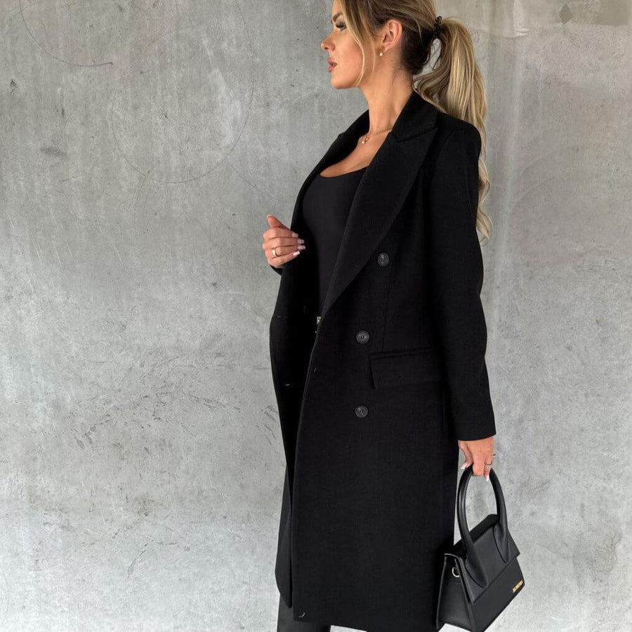 DESIREE™ | CAPPOTTO LUNGO CON DOPPIA ABBOTTONATURA