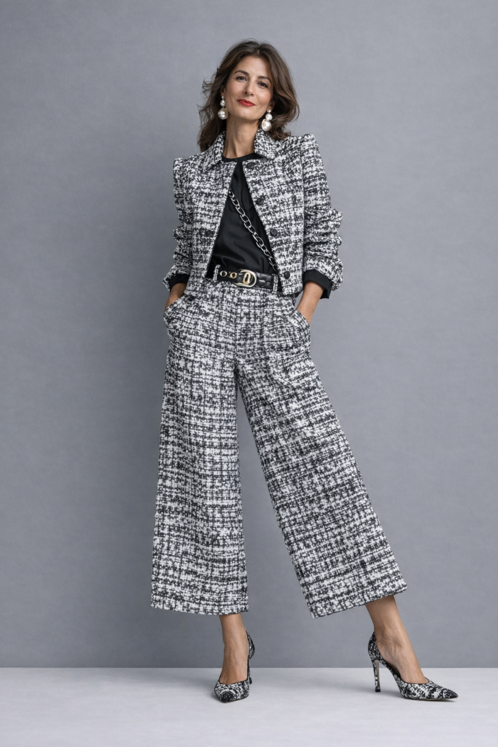 Manon | Completo elegante blusa e pantaloni per Donna