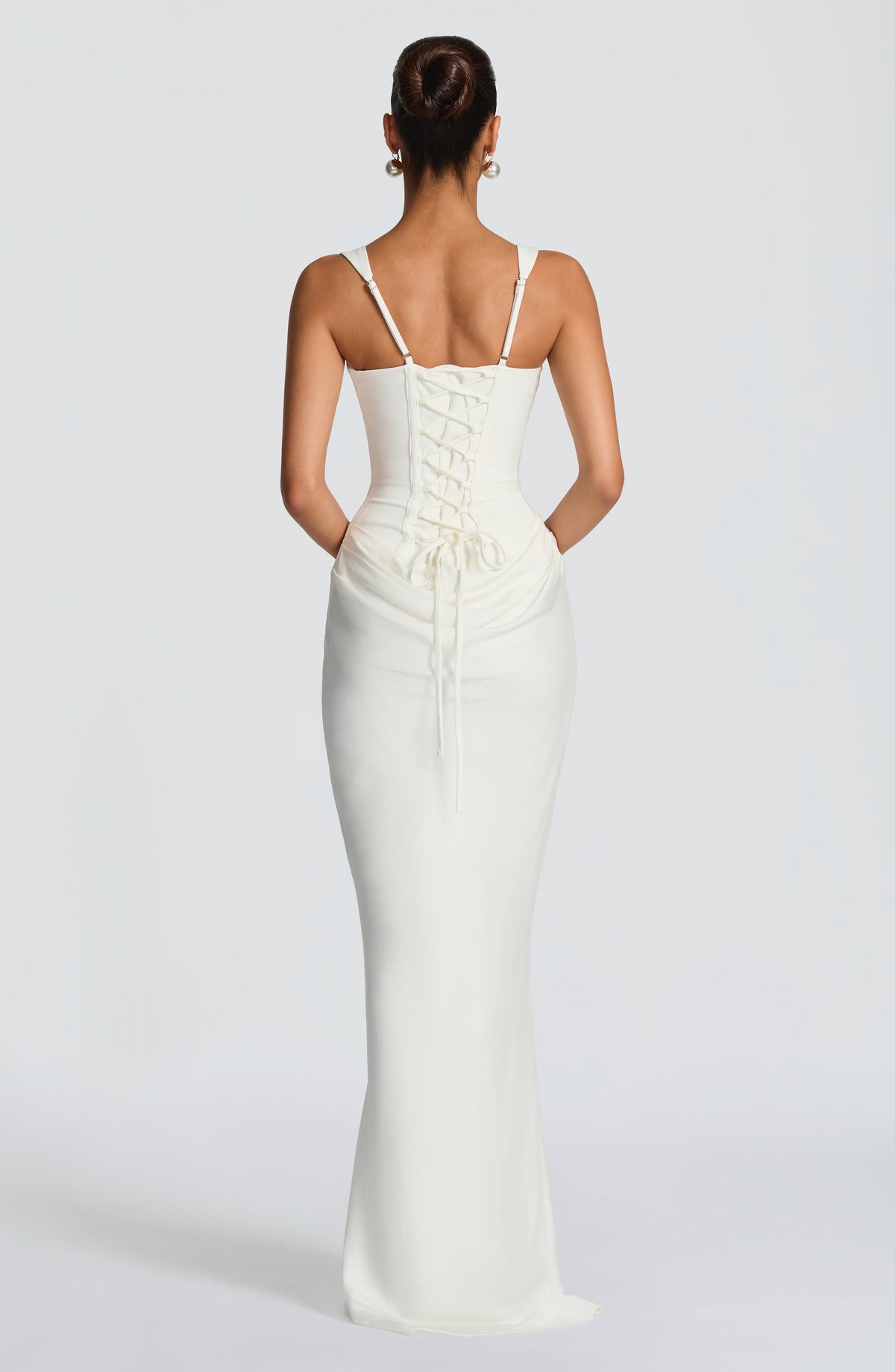 Leonor ❘ Abito maxi con scollo quadrado