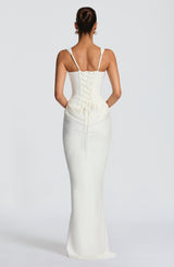 Leonor ❘ Abito maxi con scollo quadrado