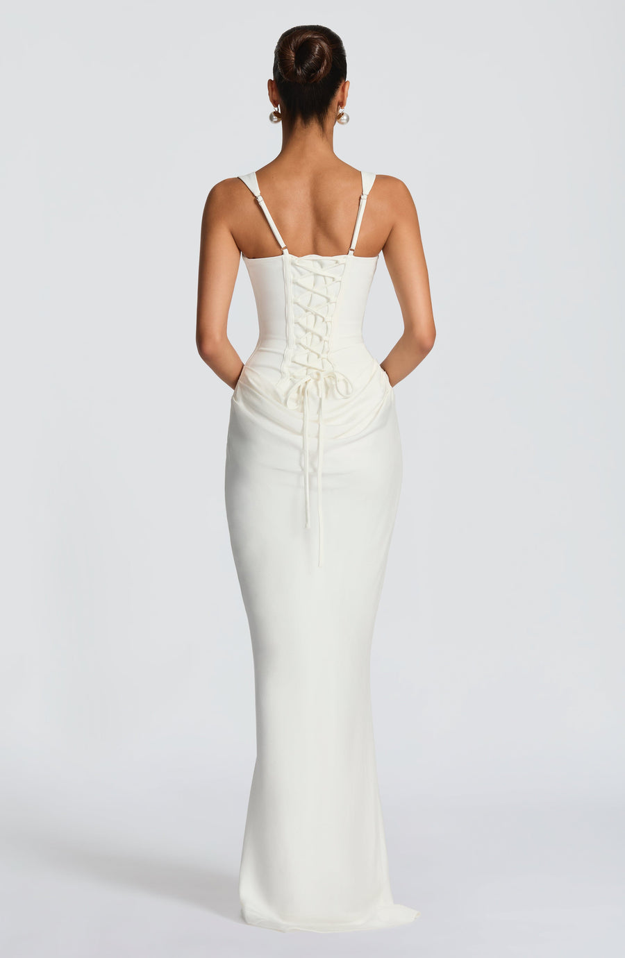 Leonor ❘ Abito maxi con scollo quadrado