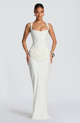 Leonor ❘ Abito maxi con scollo quadrado