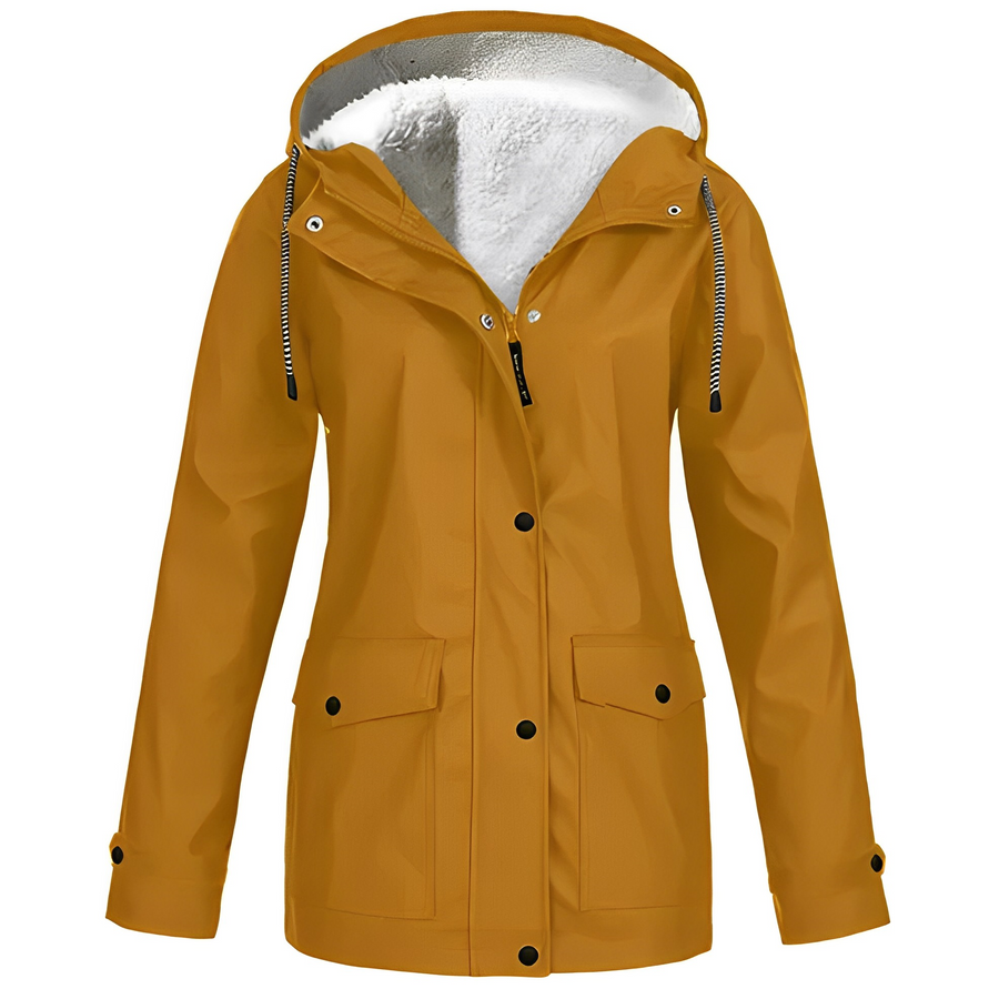 Elvira - Impermeabile con fodera in pile da donna