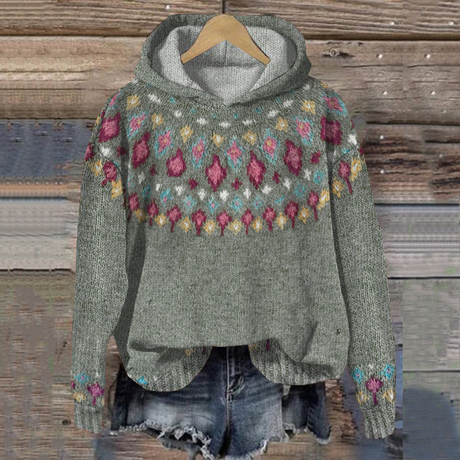 Gwen : Giacca con cappuccio nordica calda