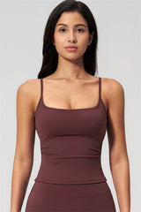 Nexus - Completo Top a Spalline e Pantaloni Corti a Gamba Larga per Donna