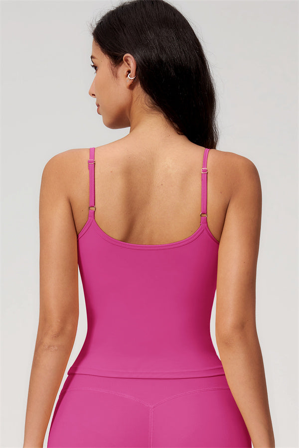 Nexus - Completo Top a Spalline e Pantaloni Corti a Gamba Larga per Donna
