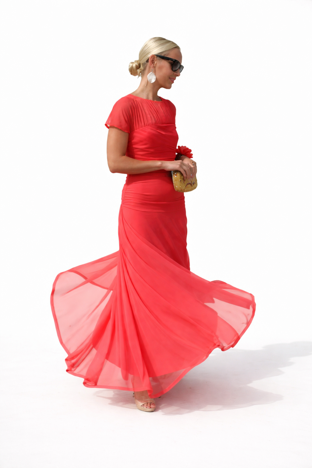 Veloria | Abito Floreale Largo Elegante da donna