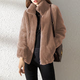 KATE™ | CAPPOTTO IN LANA CON COLLO ALTO