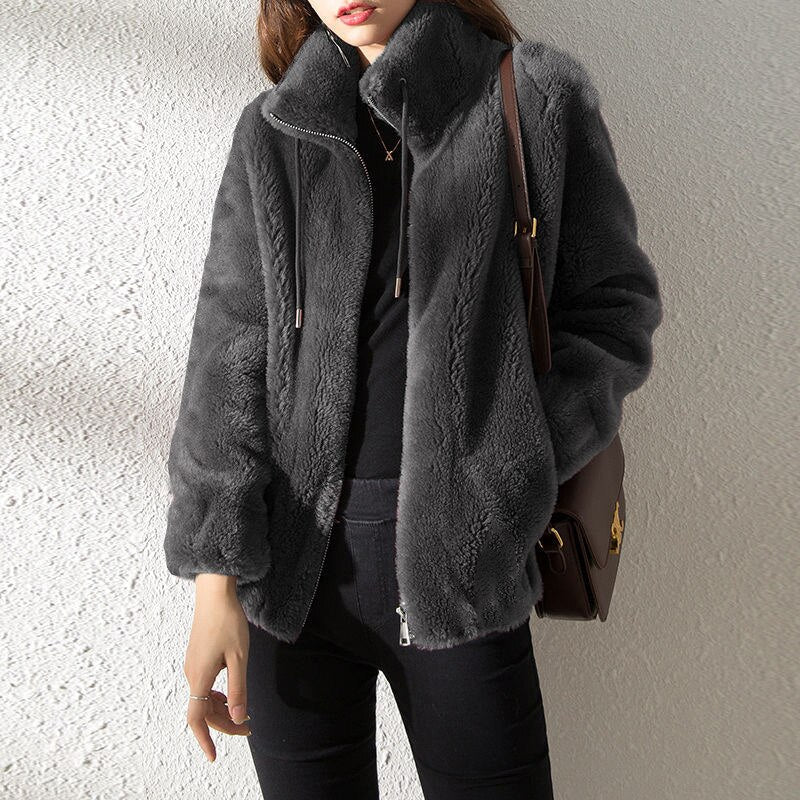 KATE™ | CAPPOTTO IN LANA CON COLLO ALTO