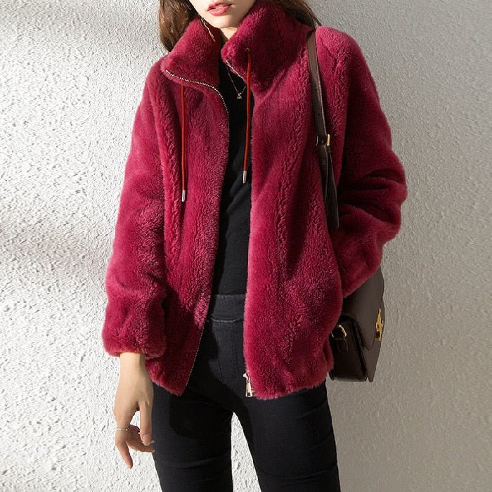 KATE™ | CAPPOTTO IN LANA CON COLLO ALTO