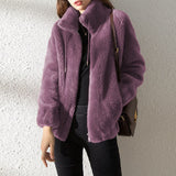 KATE™ | CAPPOTTO IN LANA CON COLLO ALTO