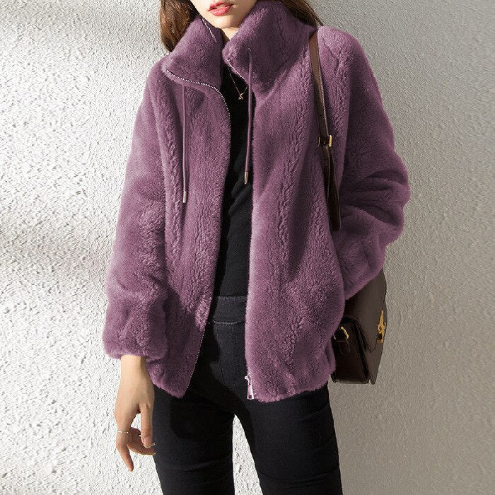 KATE™ | CAPPOTTO IN LANA CON COLLO ALTO