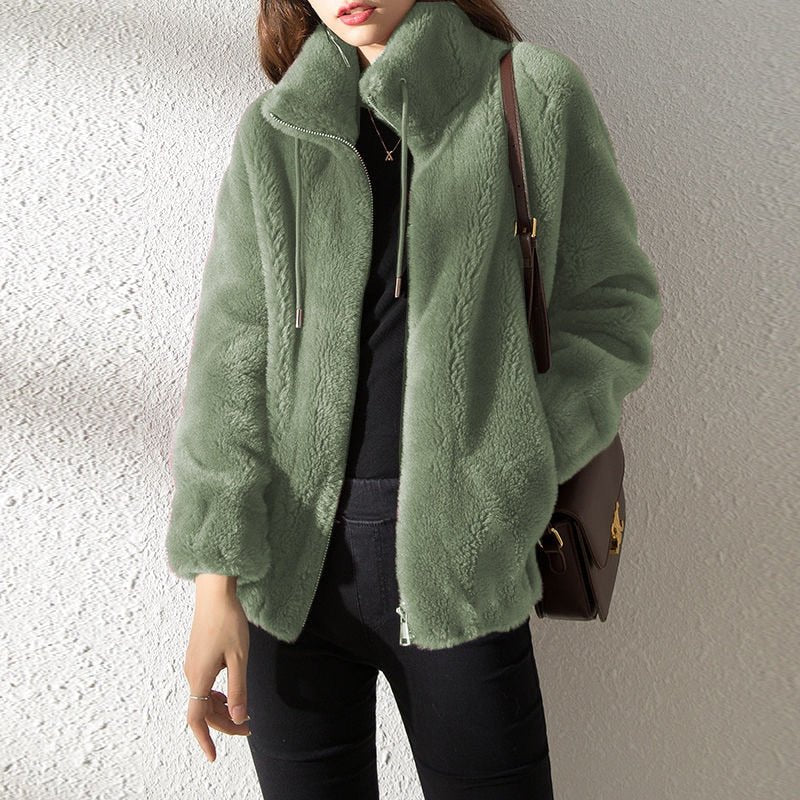 KATE™ | CAPPOTTO IN LANA CON COLLO ALTO