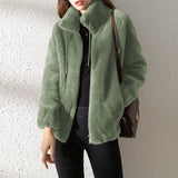 KATE™ | CAPPOTTO IN LANA CON COLLO ALTO