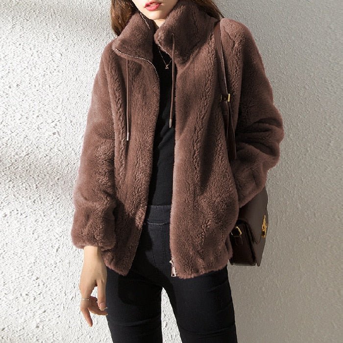KATE™ | CAPPOTTO IN LANA CON COLLO ALTO